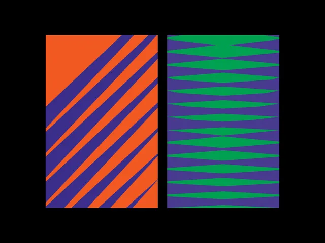 Geometric Pattern Study, geometric, minimal, vibrant