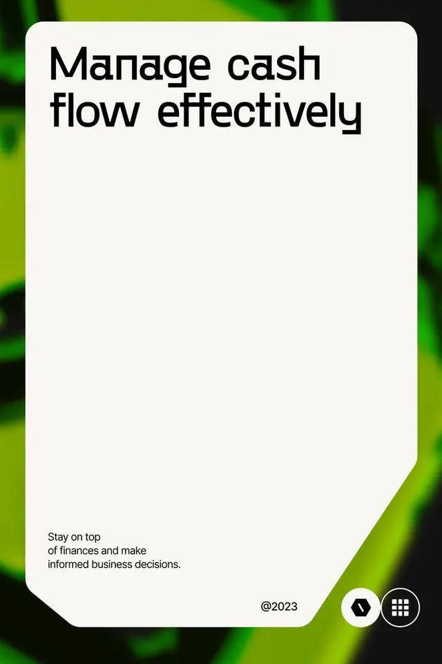 Finance card with lime gradient and clear CTA, minimal, corporate-clean, vibrant