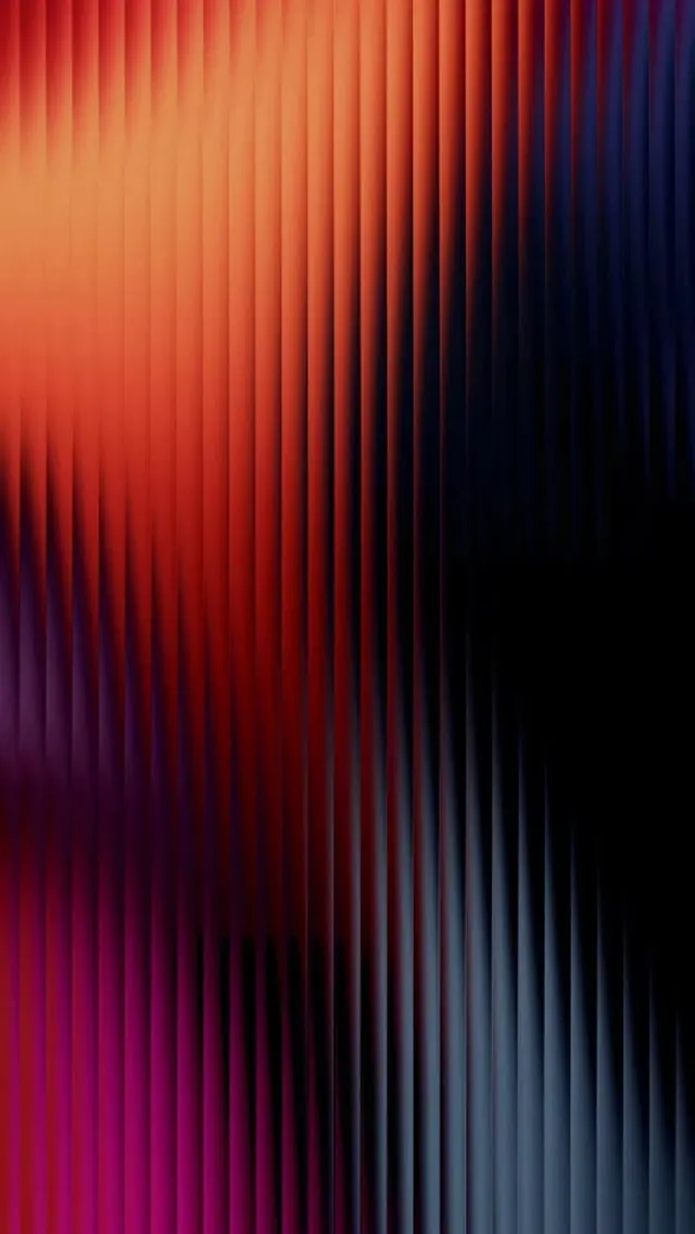 Iridescent vertical rib texture, abstract, gradient-heavy, vibrant