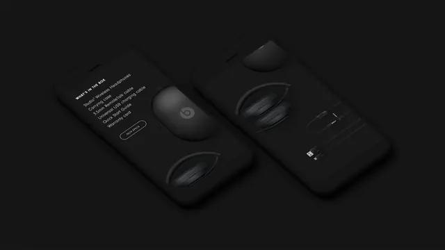 Dark Mode Mobile App Mockup, dark-mode, minimal, dark