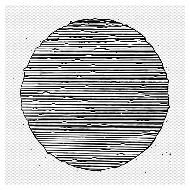 Abstract Line-Art Sphere