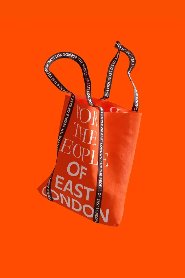 The People East London Tote Bag, minimal, geometric, vibrant