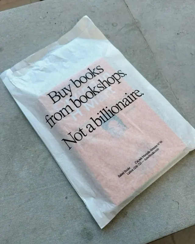 Indie bookshop advocacy tote bag, minimal, light-mode, light