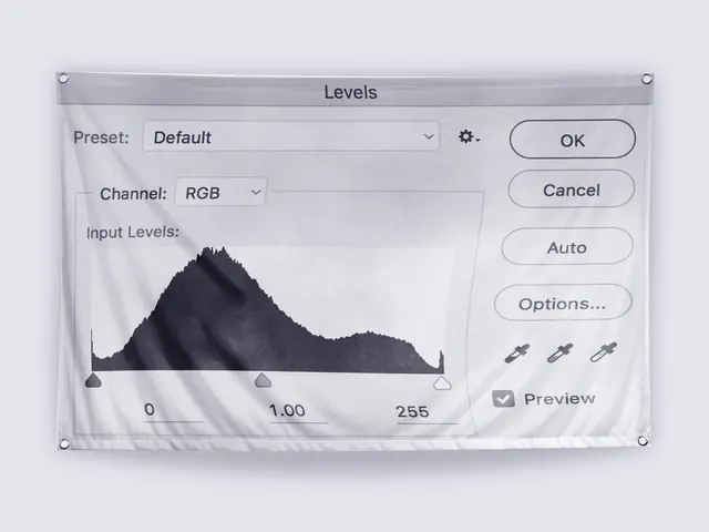 Levels Adjustment Interface, minimal, corporate-clean, light