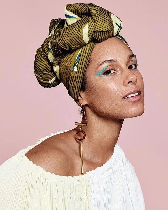 Portrait of a Woman with Braided Hair, editorial, luxury, vibrant