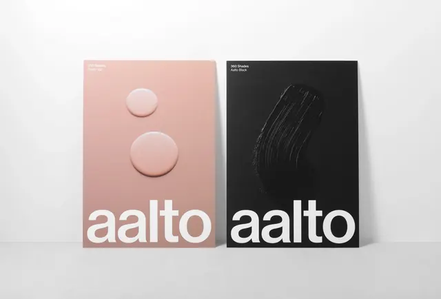 Aalto Brand Identity Mockup, minimal, organic, muted