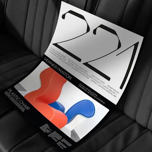 Graphic Design Portfolio Mockup, minimal, swiss, high-contrast
