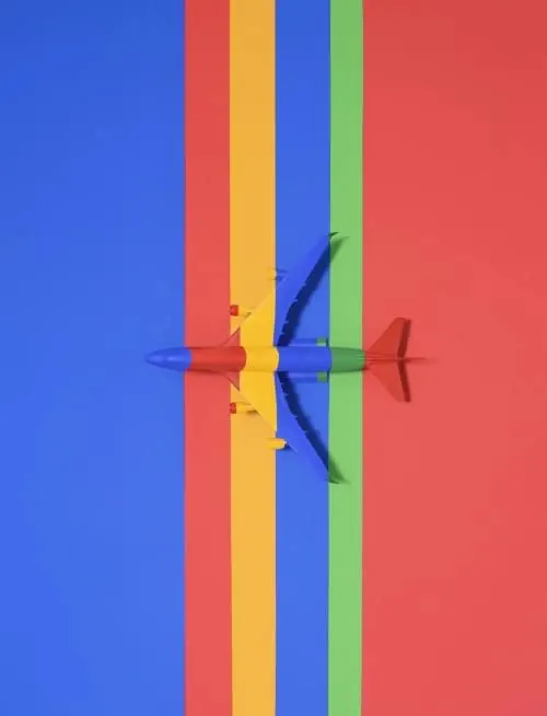 Abstract Vertical Stripes with Central Graphic, minimal, geometric, vibrant