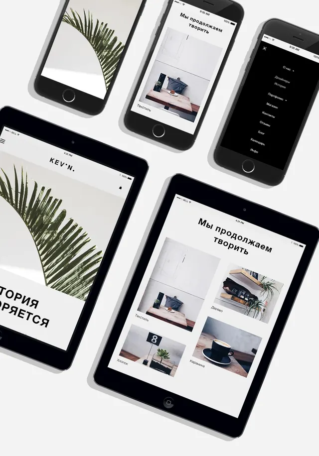 Portfolio Mockup Collection, minimal, light-mode, light