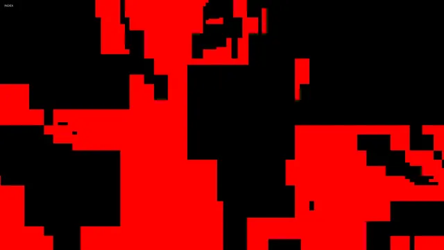 Red and Black Abstract Graphic, brutalist, neo-brutalist, high-contrast