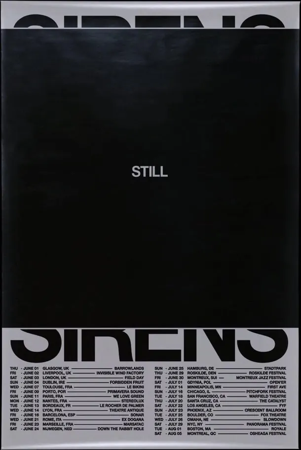 Sirens Identity System, minimal, swiss, monochrome