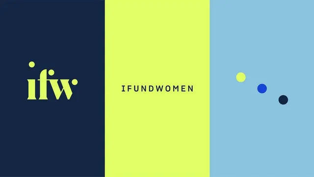 Three-color brand palette with stacked vertical divisions, minimal, geometric, vibrant