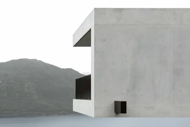 Minimalist Concrete Architecture, minimal, brutalist, monochrome
