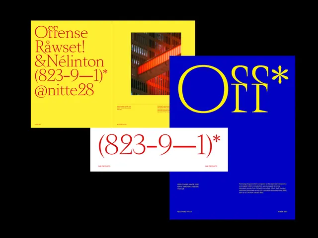 Offense Rawset & Nelinton Identity, neo-brutalist, geometric, vibrant