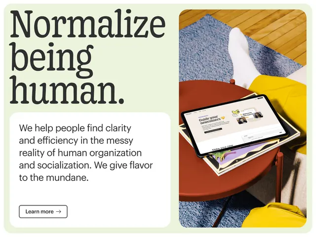 Organizational psychology campaign with lifestyle framing, minimal, organic, light