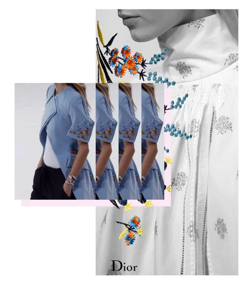 Editorial luxury collage, editorial, luxury, light