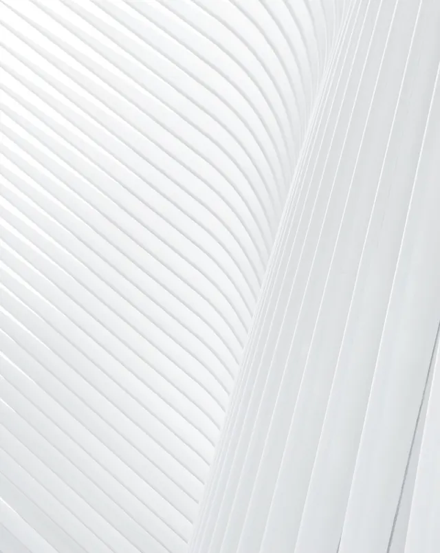 White Ribbed Architectural Texture, minimal, geometric, monochrome