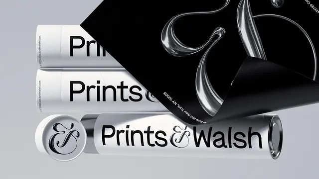 Prints & Walsh Wordmark Variations