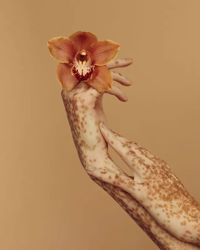 Floral Humanoid Sculpture, organic, abstract, warm