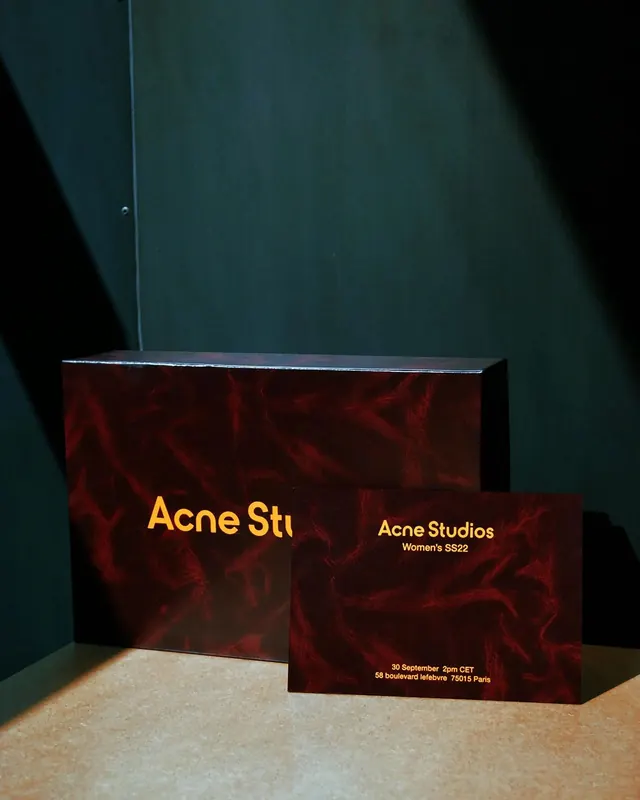 Acne Studios Display Case, luxury, minimal, dark