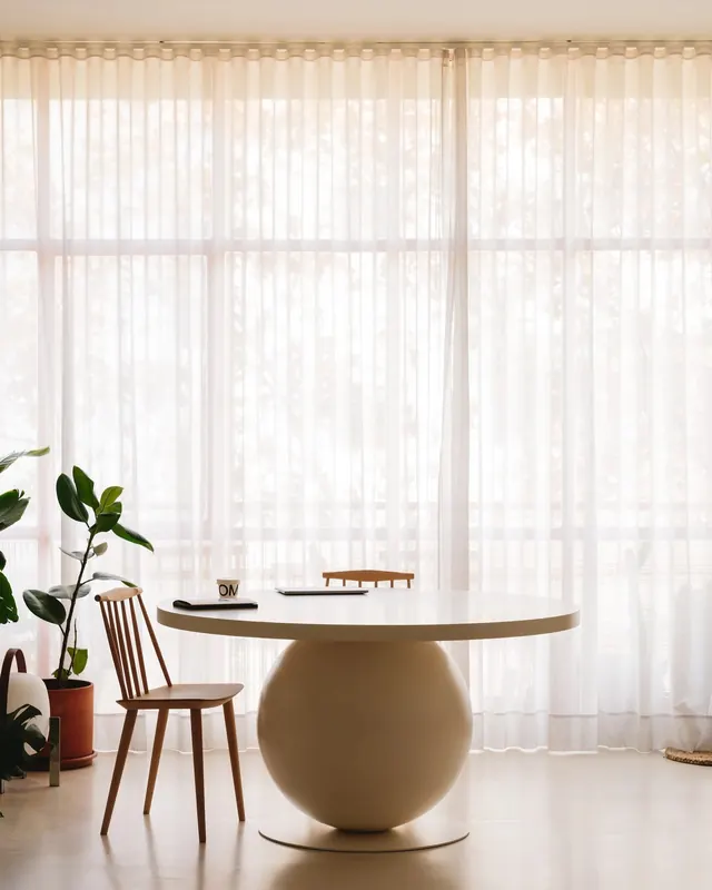 Minimalist Interior Scene, minimal, light-mode, light