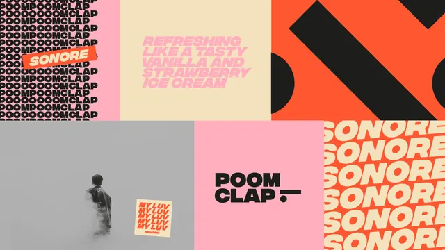 Graphic Design Style Reference Board, brutalist, neo-brutalist, high-contrast