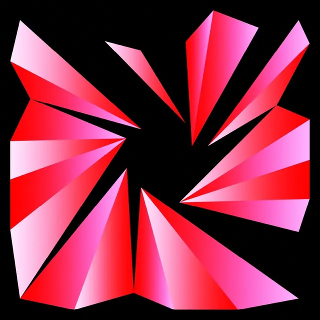 Abstract Geometric Shards, geometric, abstract, vibrant