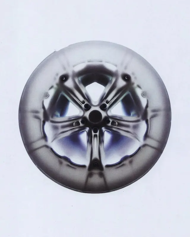 Chrome Sphere Graphic, 3d-render, minimal, monochrome