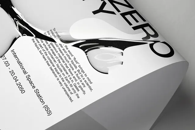 Typography and Graphic Layout Mockup, brutalist, minimal, monochrome