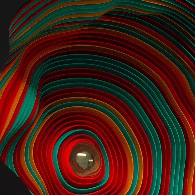 Concentric Abstract Waves