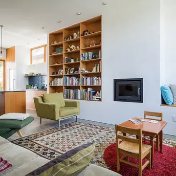 Modern Interior Living Space, minimal, light-mode, light