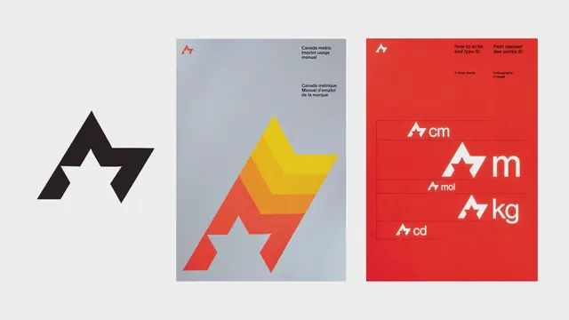 Geometric Abstract Identity System, minimal, geometric, high-contrast
