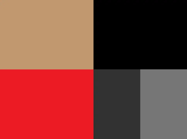 Four-Quadrant Color Block, minimal, geometric, high-contrast