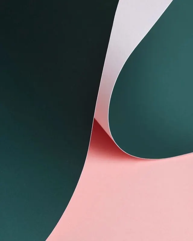 Abstract Paper Fold Composition, minimal, geometric, high-contrast