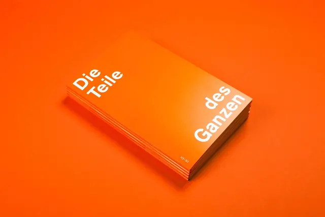 Orange Book Mockup, minimal, geometric, vibrant