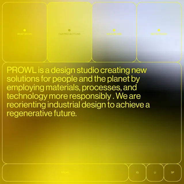 Gradient navigation UI with gradient-to-gray color transitions, minimal, gradient-heavy, gradient
