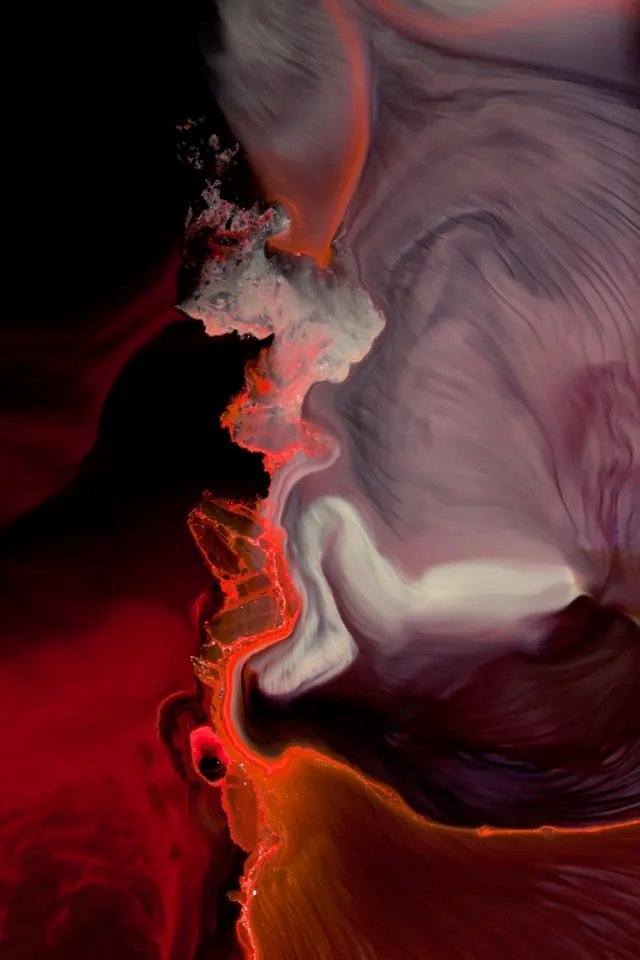 Abstract Fluid Texture, organic, abstract, vibrant