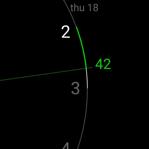 Technical line diagram with neon accent, technical, minimal, dark