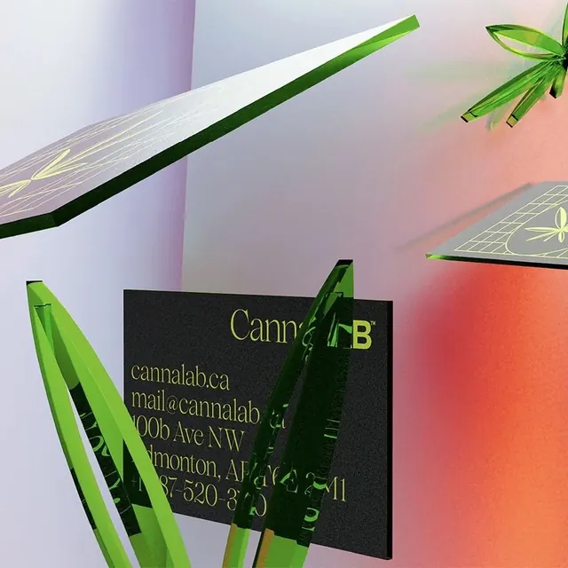 Cannabalahb Identity Mockup, minimal, luxury, dark