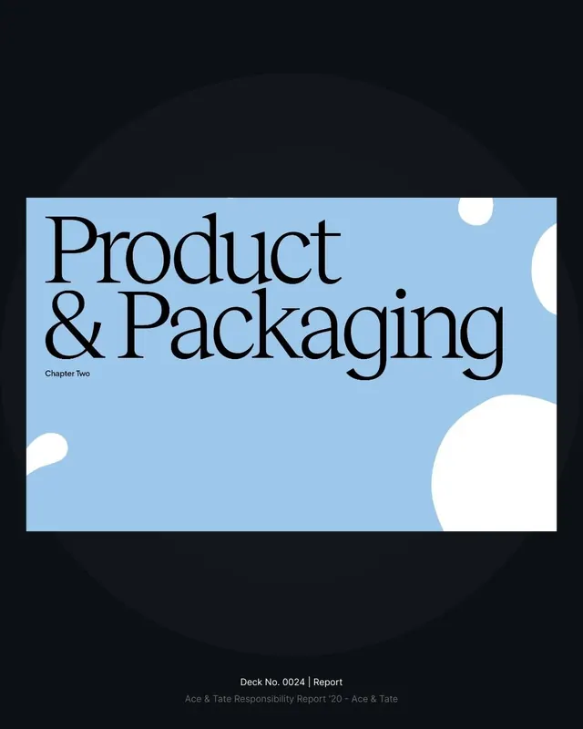 Report cover with serif headline and geometric accent, minimal, geometric, light