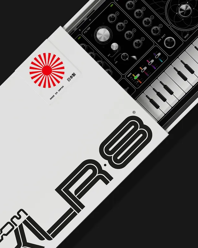 Technical Hardware Identity, technical, minimal, high-contrast
