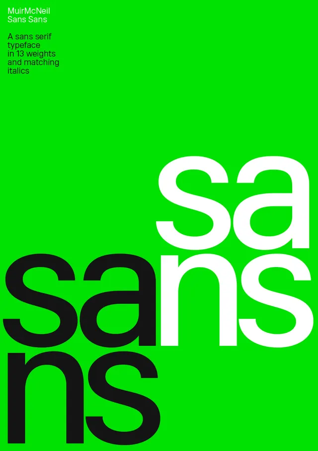 Sans-Serif Typography Study