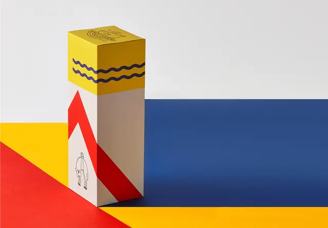 Geometric Abstract Composition, minimal, geometric, high-contrast
