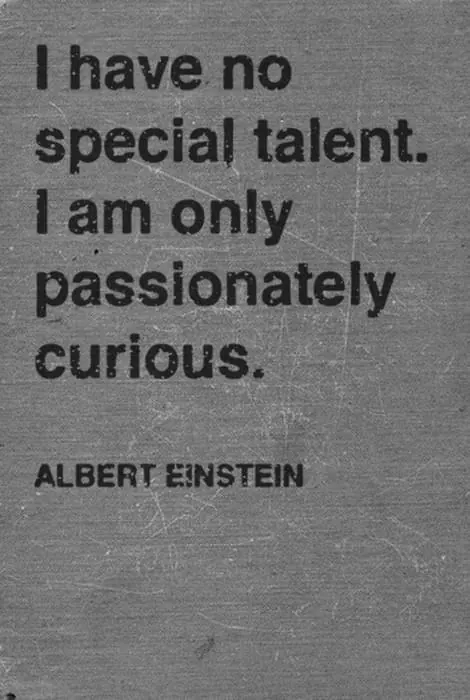 Albert Einstein Quote Typography