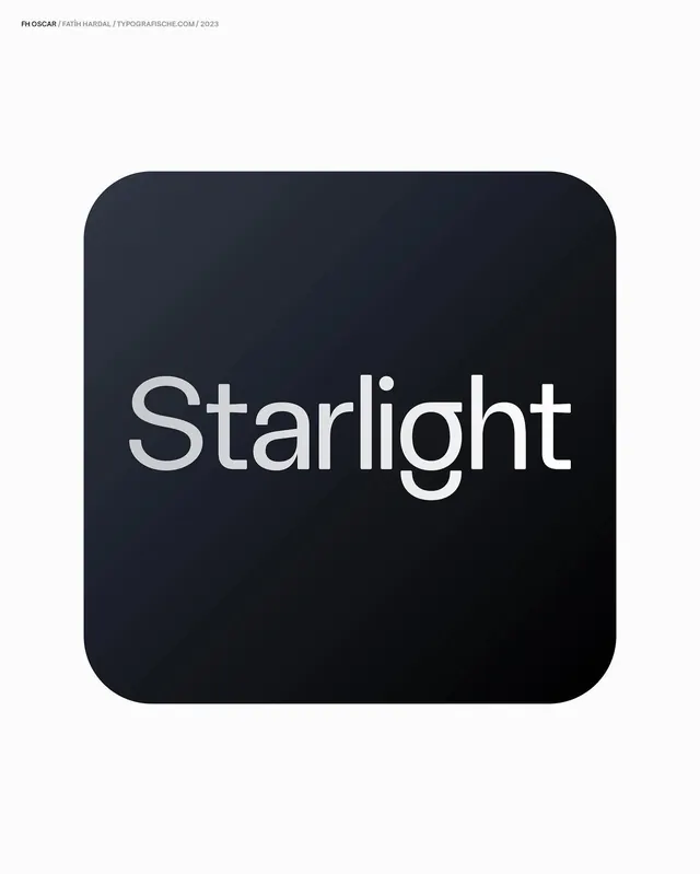 Starlight Logo, minimal, corporate-clean, dark