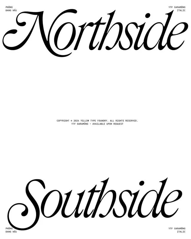 Northside and Southside Typography