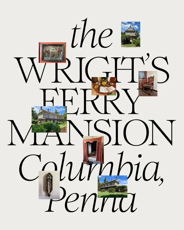 The Wrights Ferry Mansion Collage