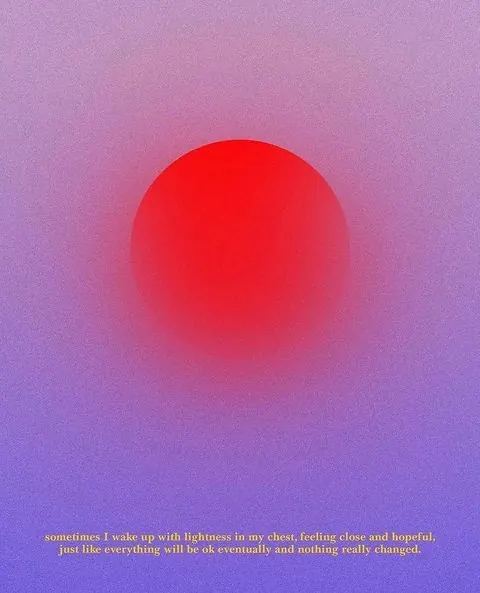 Red Gradient Sphere Graphic, minimal, gradient-heavy, vibrant