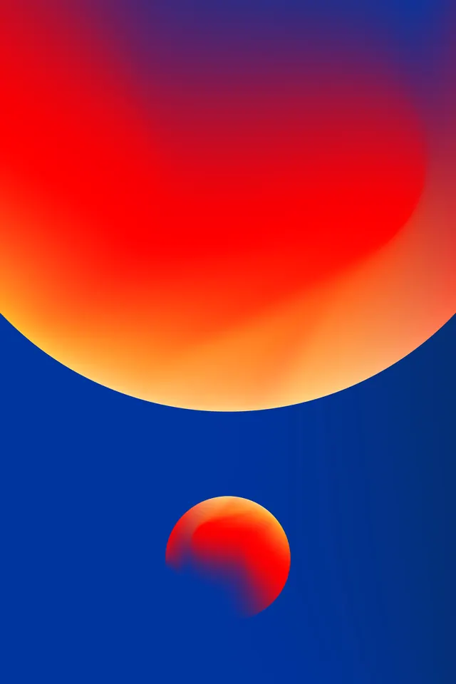 Abstract Gradient Sphere Composition, gradient-heavy, abstract, vibrant