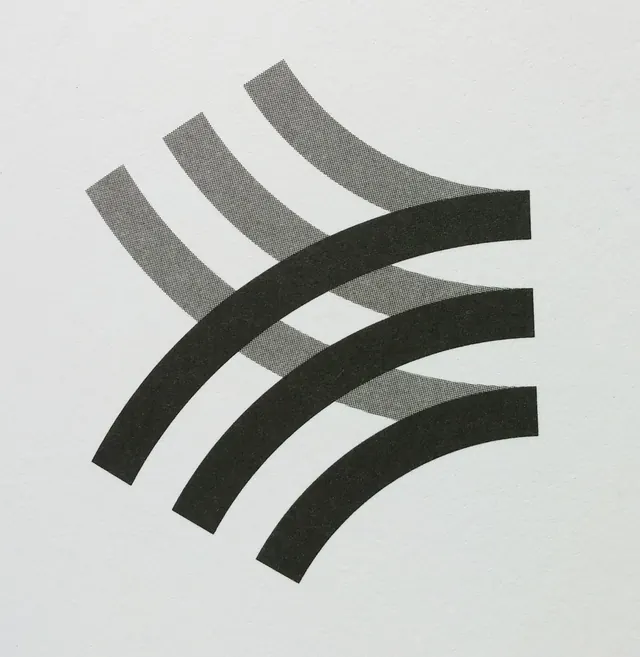 Minimal monochrome abstract graphic, minimal, monochrome, dark
